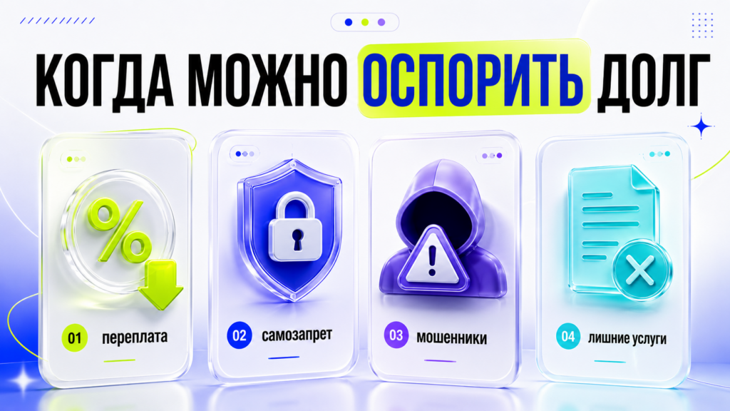 В каких случаях можно оспорить долг по микрозайму