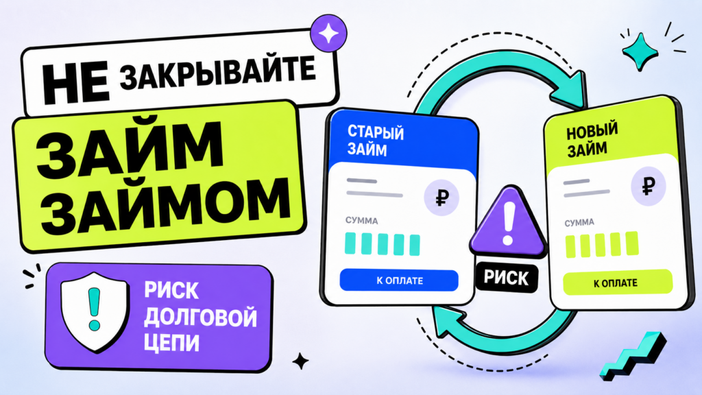 Почему не стоит закрывать один микрозайм другим