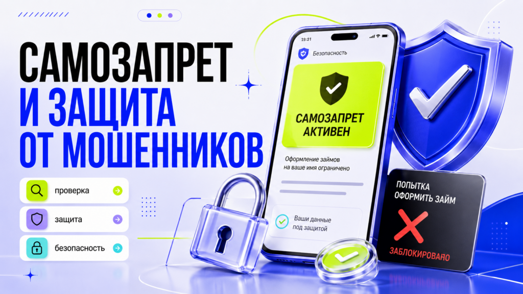 Самозапрет на кредиты и защита от мошеннических займов