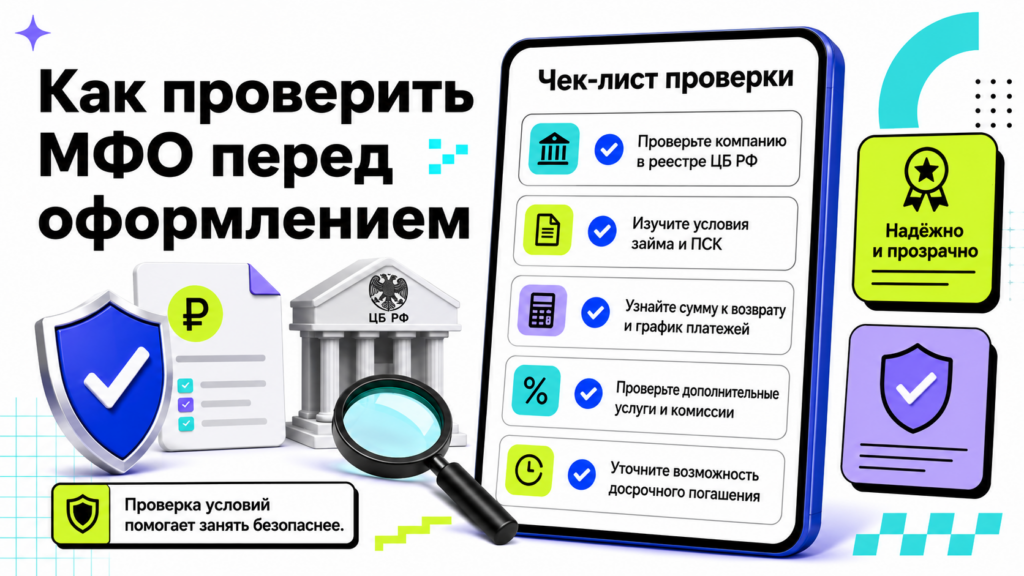 Как проверить МФО перед оформлением займа