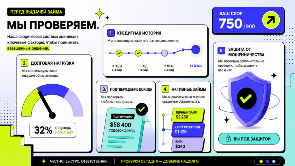 Проверка кредитной истории заемщика перед выдачей займа