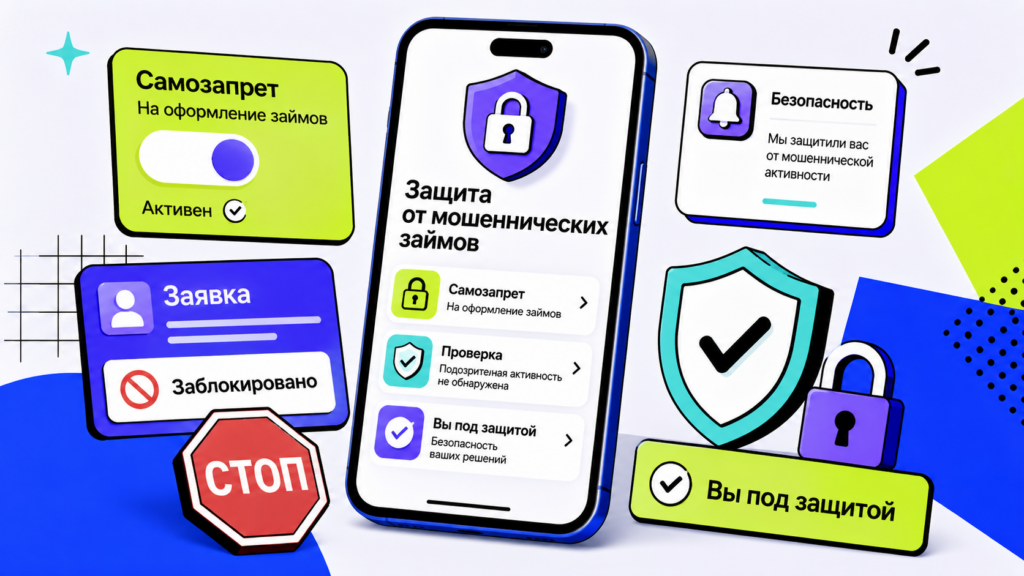 Самозапрет на кредиты и займы как защита от мошеннических заявок