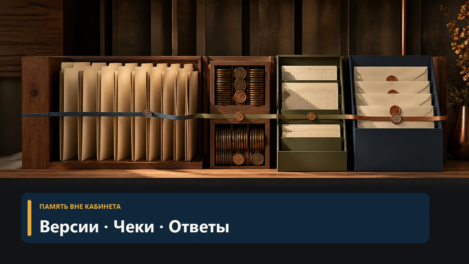 Локальный архив договора с последовательностью версий и доказательств без людей